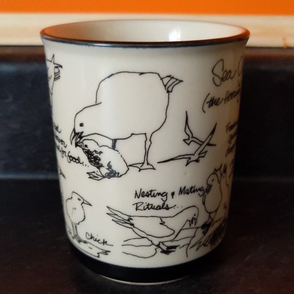 Vintage Bruce E Hart seagull mug - Picture 2 of 3